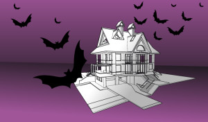 Casa ruina Halloween