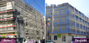 Rehabilitación de edificios y fachadas en provincia de Alicante