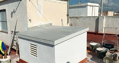 rehabilitación de terraza e instalación de ascensor en Elche
