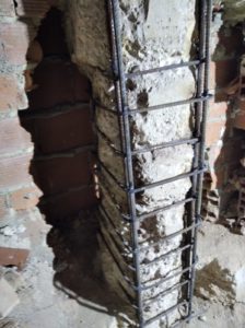 Reparación de pilares y ascensor en Albacete