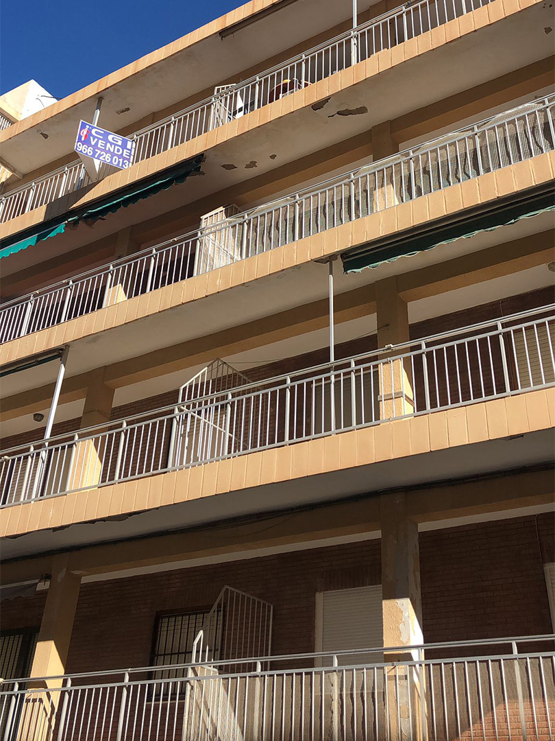 Rehabilitación de fachada y estructura en Alicante